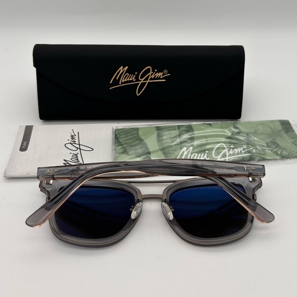 Maui Jim New Relaxation Mode Dove Gray/Blue Glass Polarized Sunglasses 844-27G main image 5